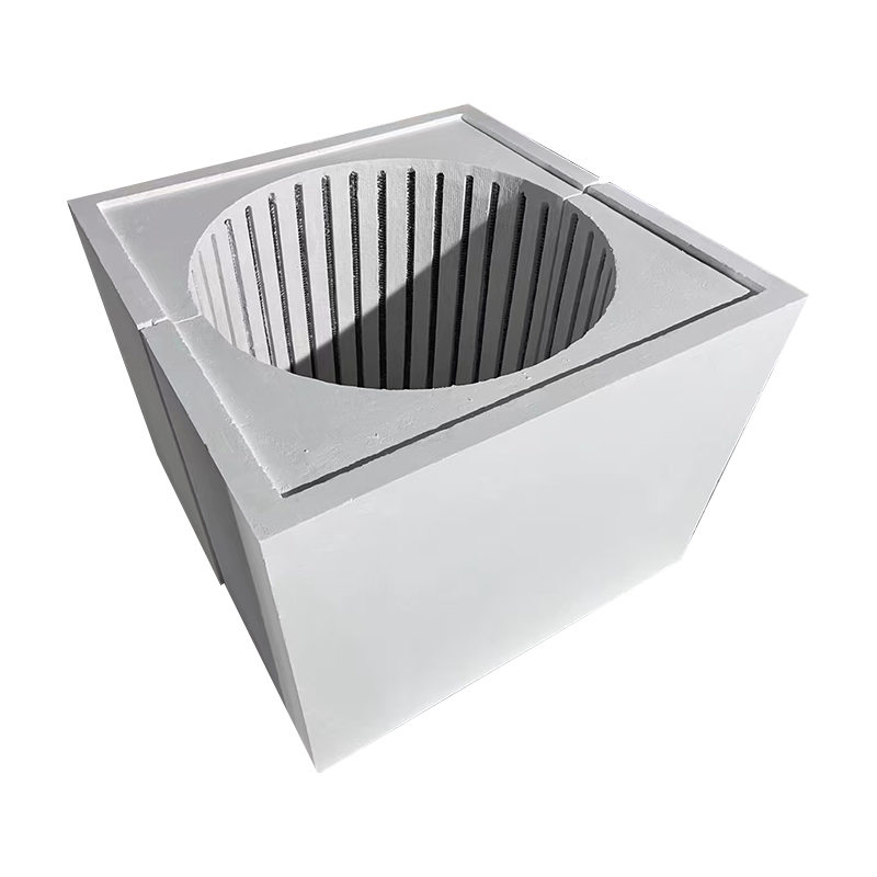 Blocco modulo riscaldante in fibra ceramica per forno a resistenza elettrica
