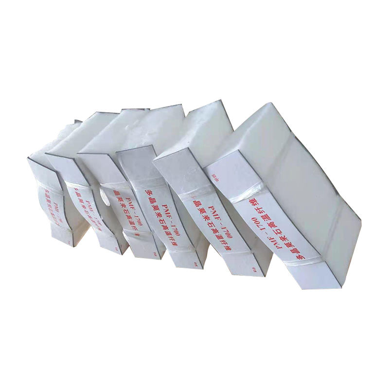 Blocco di rivestimento in fibra di mullite policristallina